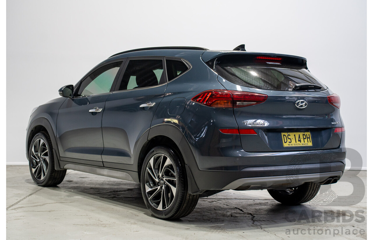 09/2019 Hyundai Tucson Highlander (AWD) TL3 MY20 4d Wagon Blue Turbo 1.6L