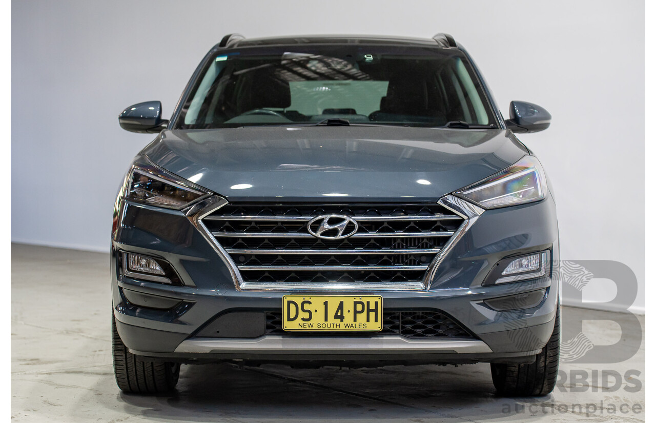 09/2019 Hyundai Tucson Highlander (AWD) TL3 MY20 4d Wagon Blue Turbo 1.6L