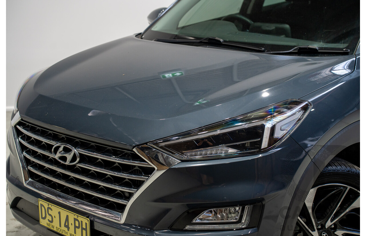 09/2019 Hyundai Tucson Highlander (AWD) TL3 MY20 4d Wagon Blue Turbo 1.6L