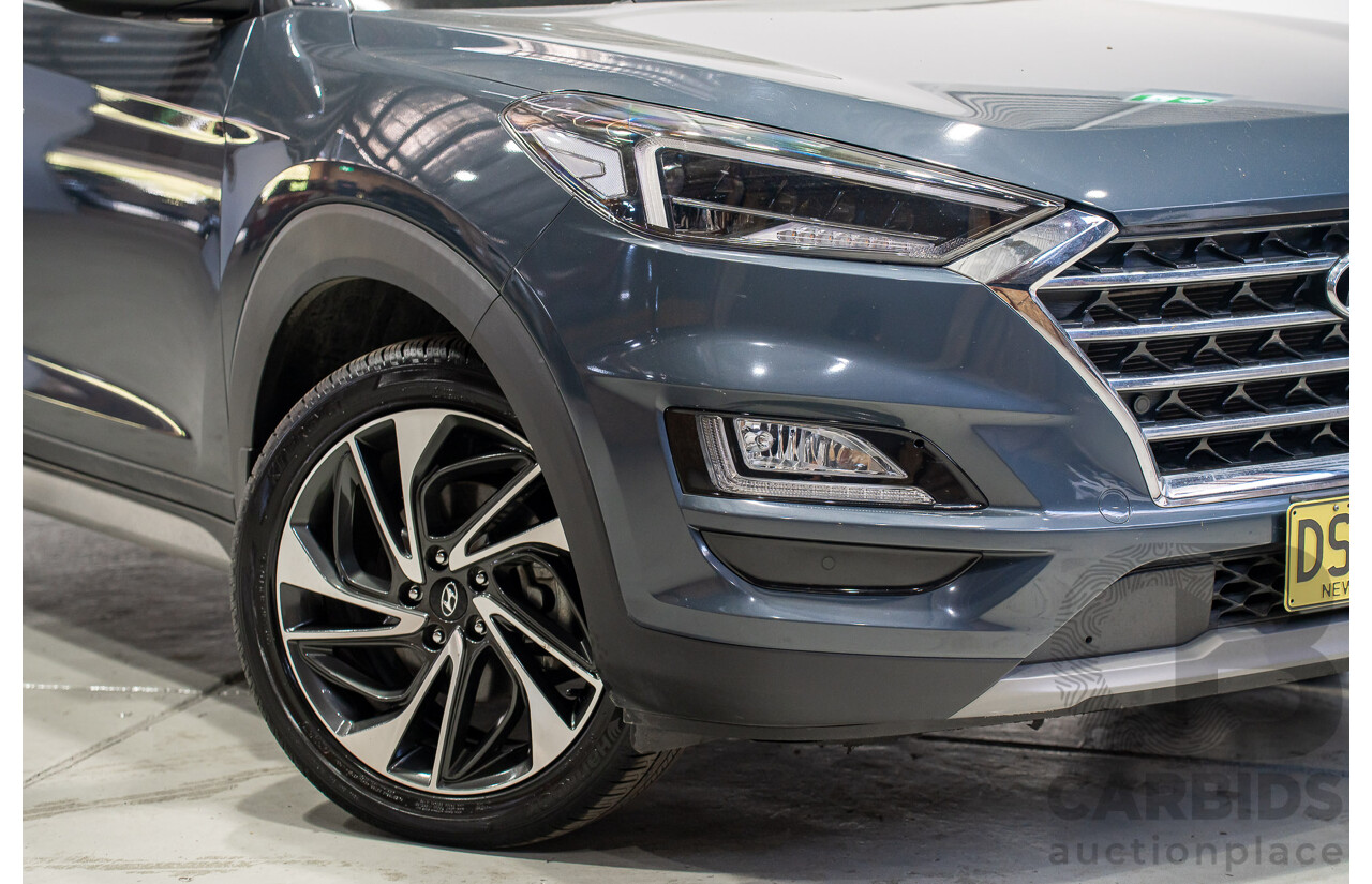 09/2019 Hyundai Tucson Highlander (AWD) TL3 MY20 4d Wagon Blue Turbo 1.6L