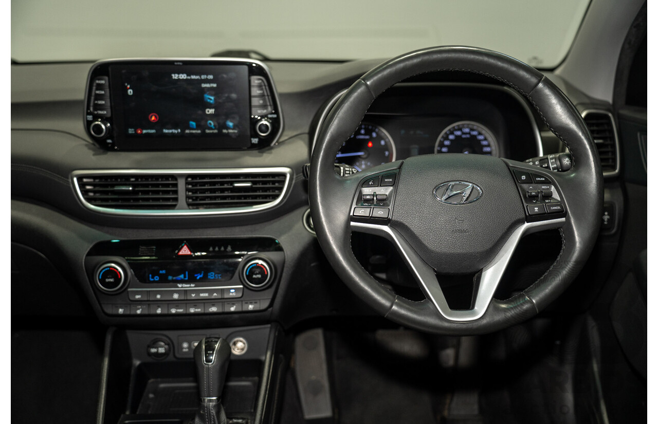 09/2019 Hyundai Tucson Highlander (AWD) TL3 MY20 4d Wagon Blue Turbo 1.6L