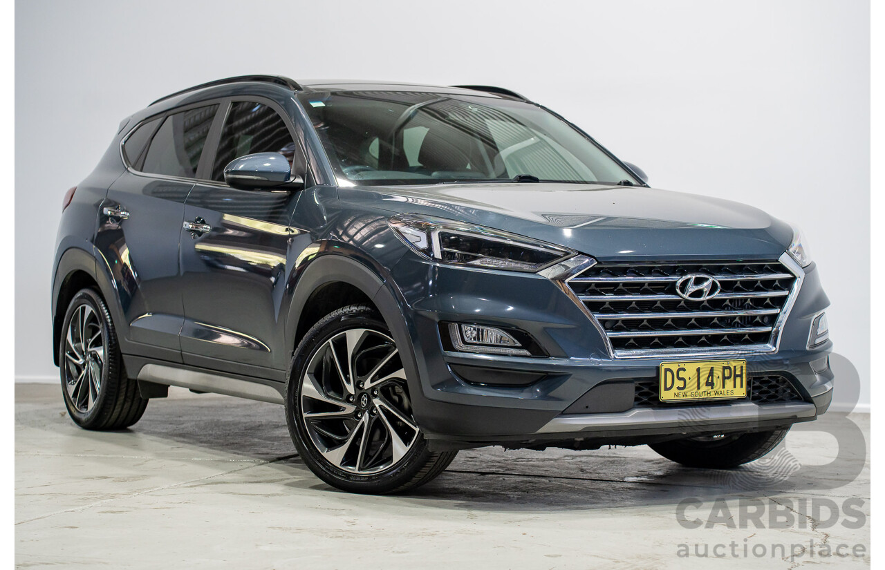 09/2019 Hyundai Tucson Highlander (AWD) TL3 MY20 4d Wagon Blue Turbo 1.6L