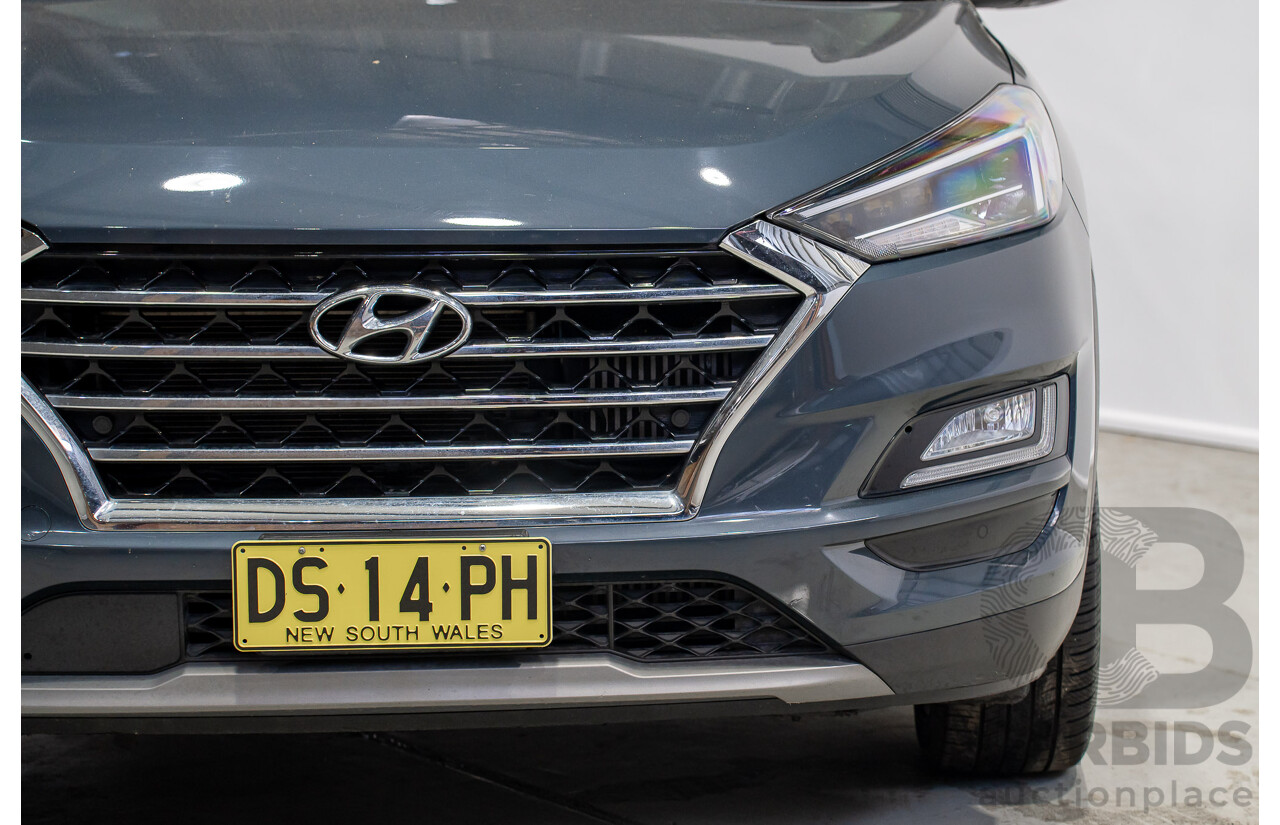09/2019 Hyundai Tucson Highlander (AWD) TL3 MY20 4d Wagon Blue Turbo 1.6L