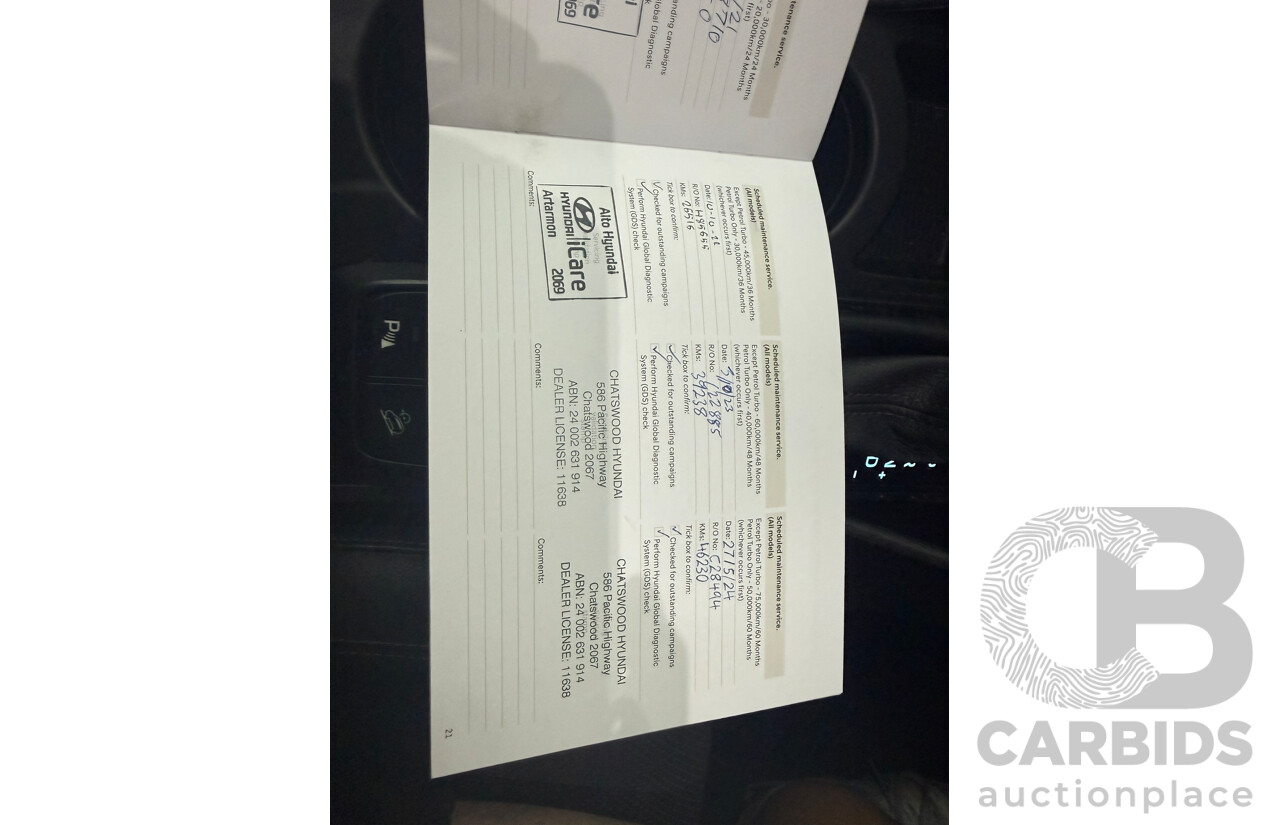 09/2019 Hyundai Tucson Highlander (AWD) TL3 MY20 4d Wagon Blue Turbo 1.6L