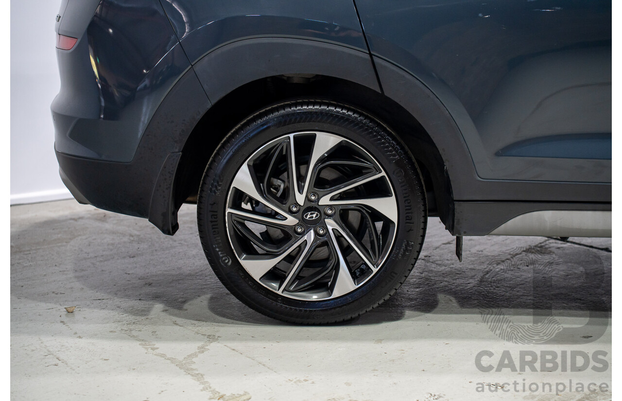 09/2019 Hyundai Tucson Highlander (AWD) TL3 MY20 4d Wagon Blue Turbo 1.6L