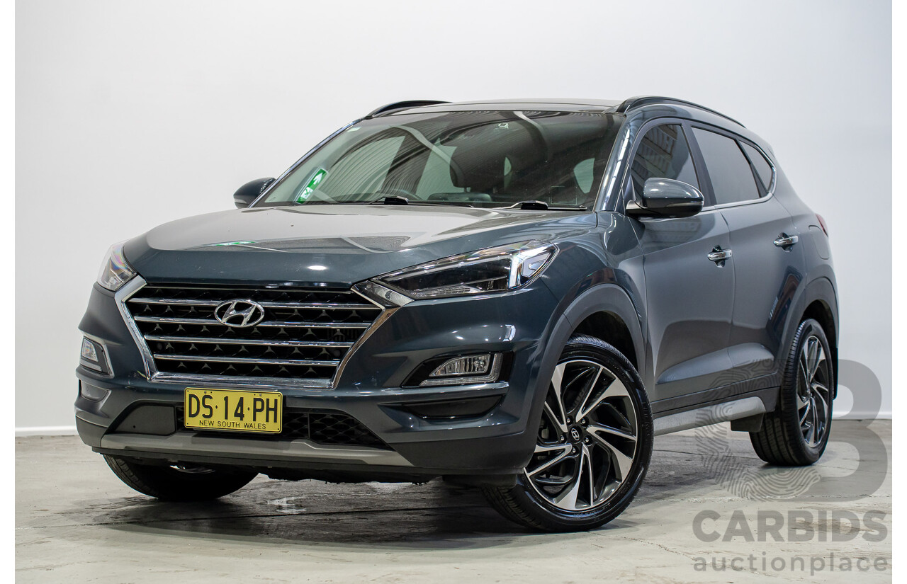 09/2019 Hyundai Tucson Highlander (AWD) TL3 MY20 4d Wagon Blue Turbo 1.6L