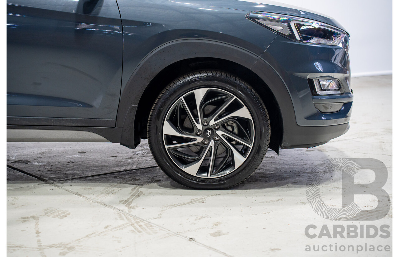 09/2019 Hyundai Tucson Highlander (AWD) TL3 MY20 4d Wagon Blue Turbo 1.6L
