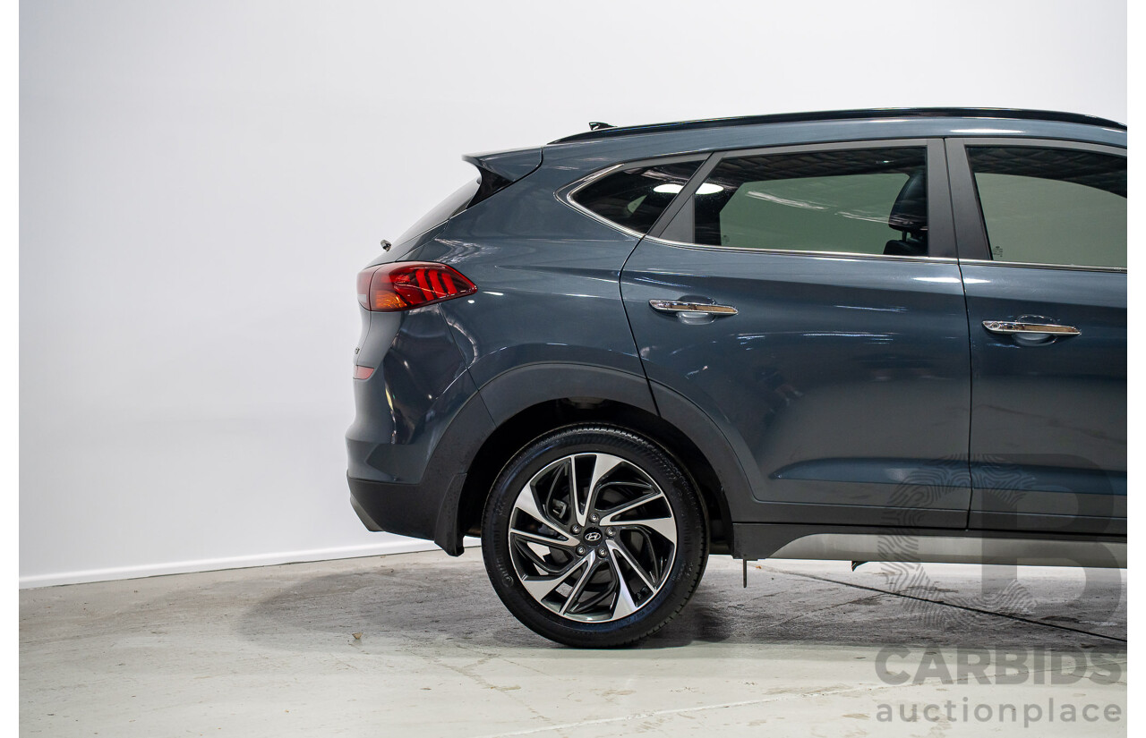 09/2019 Hyundai Tucson Highlander (AWD) TL3 MY20 4d Wagon Blue Turbo 1.6L