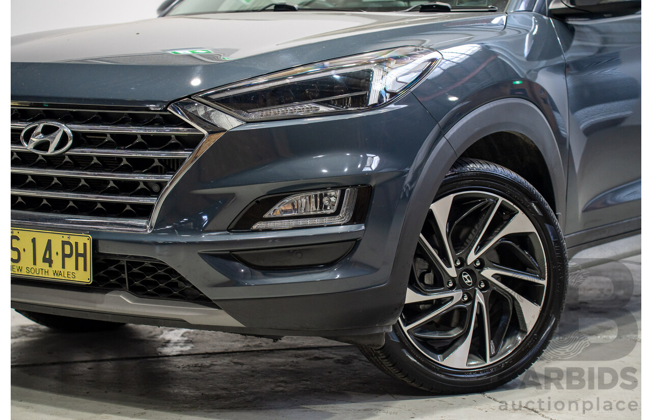 09/2019 Hyundai Tucson Highlander (AWD) TL3 MY20 4d Wagon Blue Turbo 1.6L