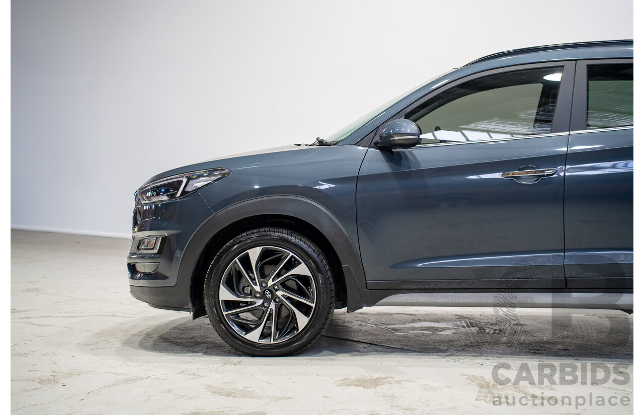 09/2019 Hyundai Tucson Highlander (AWD) TL3 MY20 4d Wagon Blue Turbo 1.6L