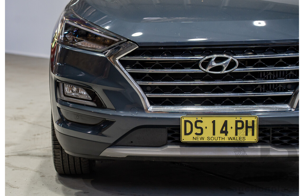 09/2019 Hyundai Tucson Highlander (AWD) TL3 MY20 4d Wagon Blue Turbo 1.6L