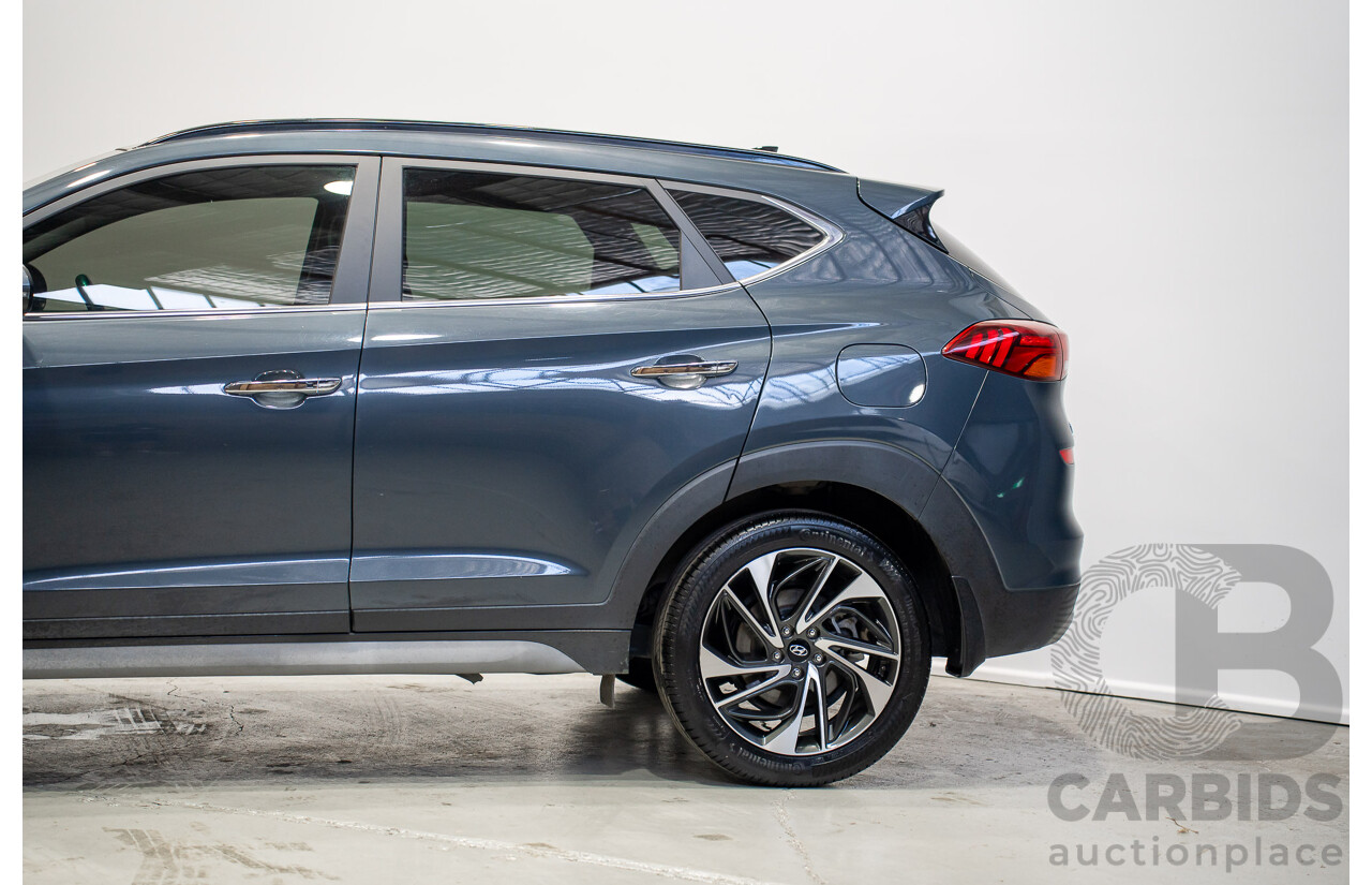 09/2019 Hyundai Tucson Highlander (AWD) TL3 MY20 4d Wagon Blue Turbo 1.6L