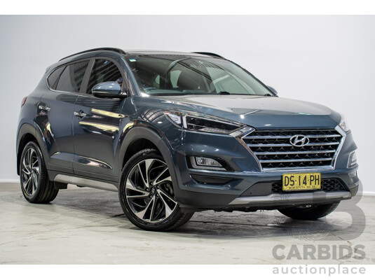 09/2019 Hyundai Tucson Highlander (AWD) TL3 MY20 4d Wagon Blue Turbo 1.6L