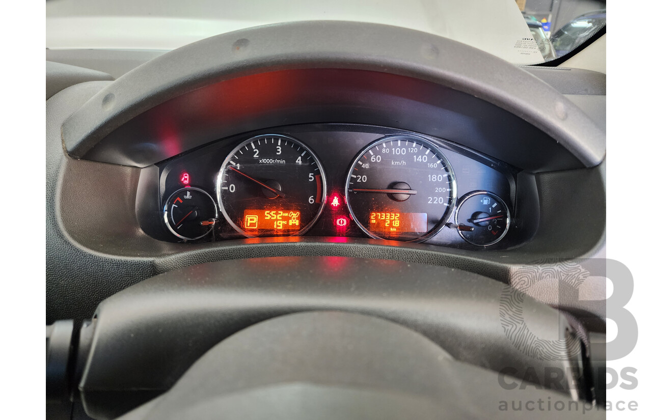 07/2010 Nissan Navara ST-X (4x4) D40 SERIES 4 Dual Cab P/Up Silver 2.5L
