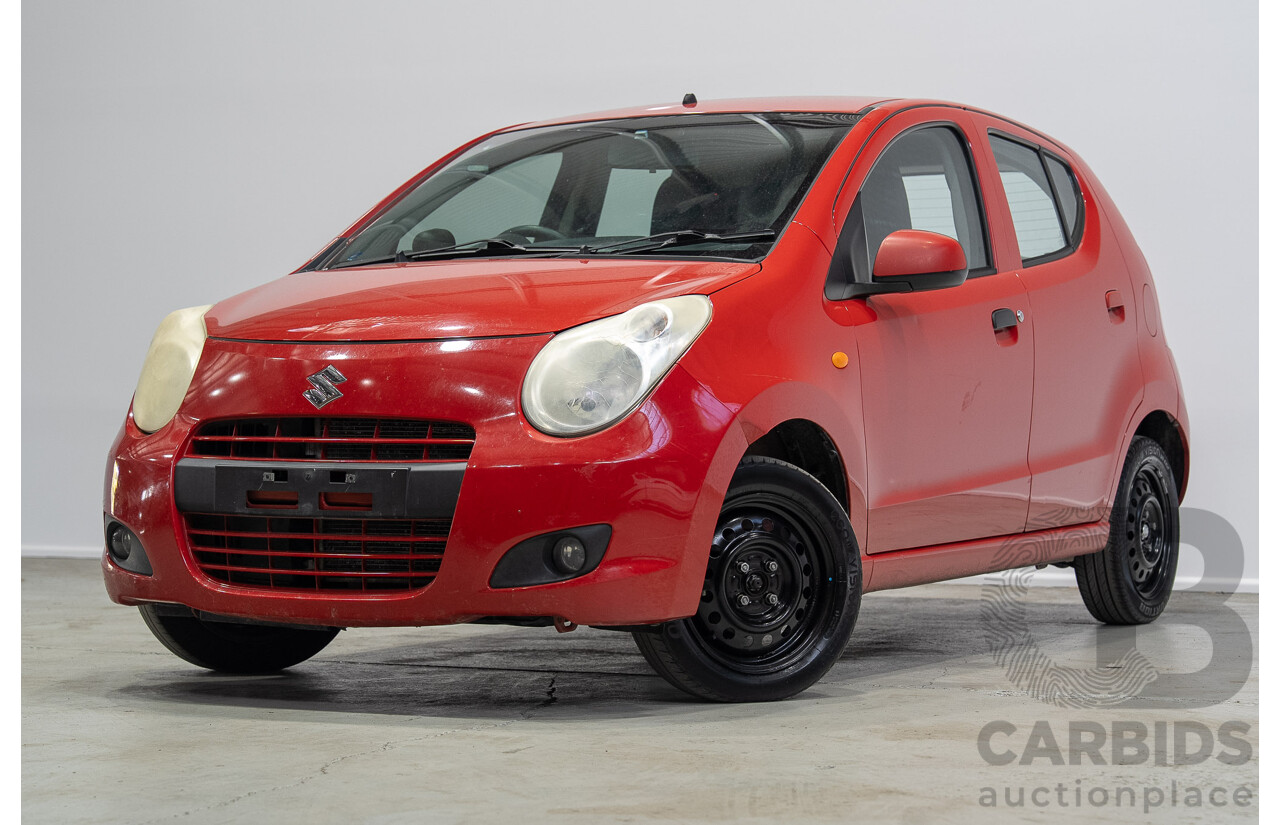 09/2014 Suzuki Alto GL GF MY12 5d Hatchback Red 1.0L