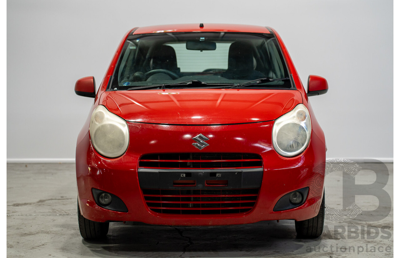 09/2014 Suzuki Alto GL GF MY12 5d Hatchback Red 1.0L