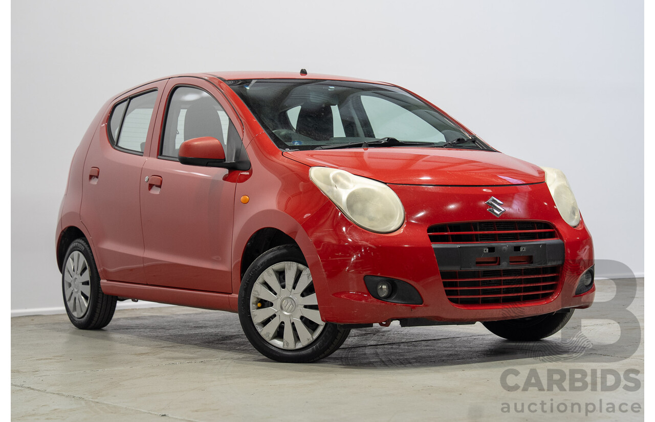 09/2014 Suzuki Alto GL GF MY12 5d Hatchback Red 1.0L