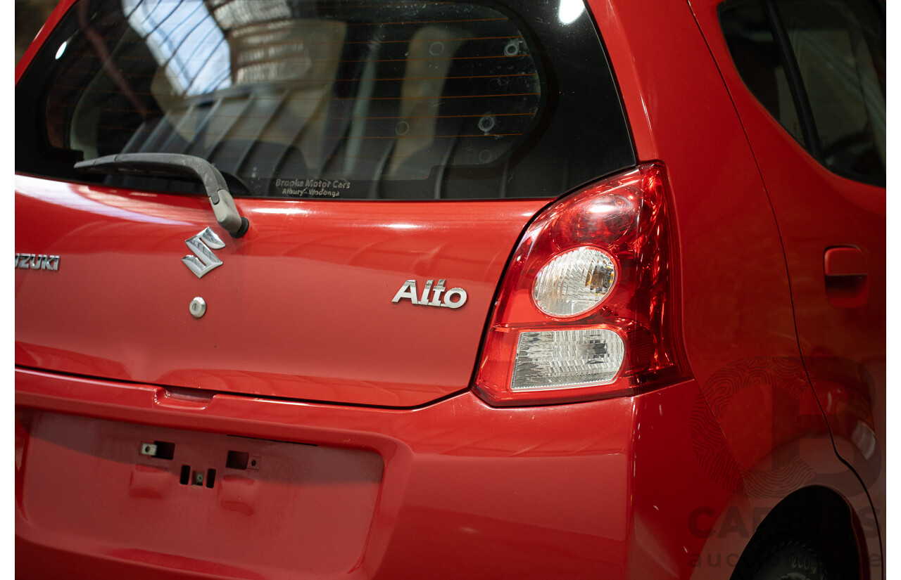 09/2014 Suzuki Alto GL GF MY12 5d Hatchback Red 1.0L