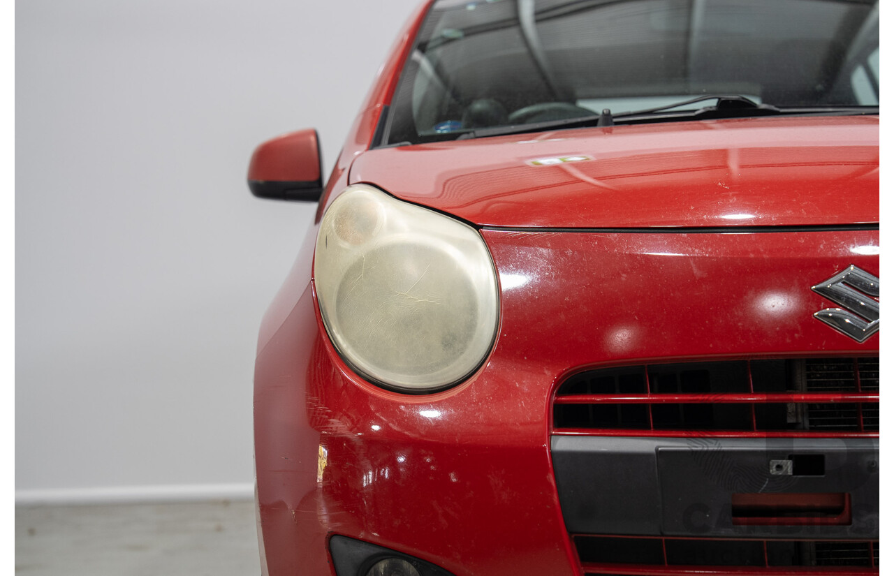 09/2014 Suzuki Alto GL GF MY12 5d Hatchback Red 1.0L