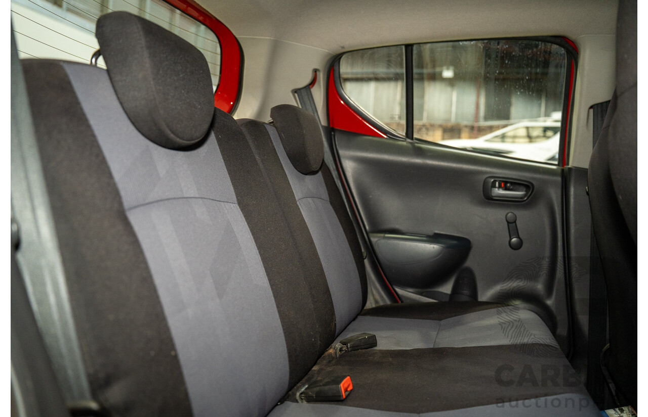 09/2014 Suzuki Alto GL GF MY12 5d Hatchback Red 1.0L
