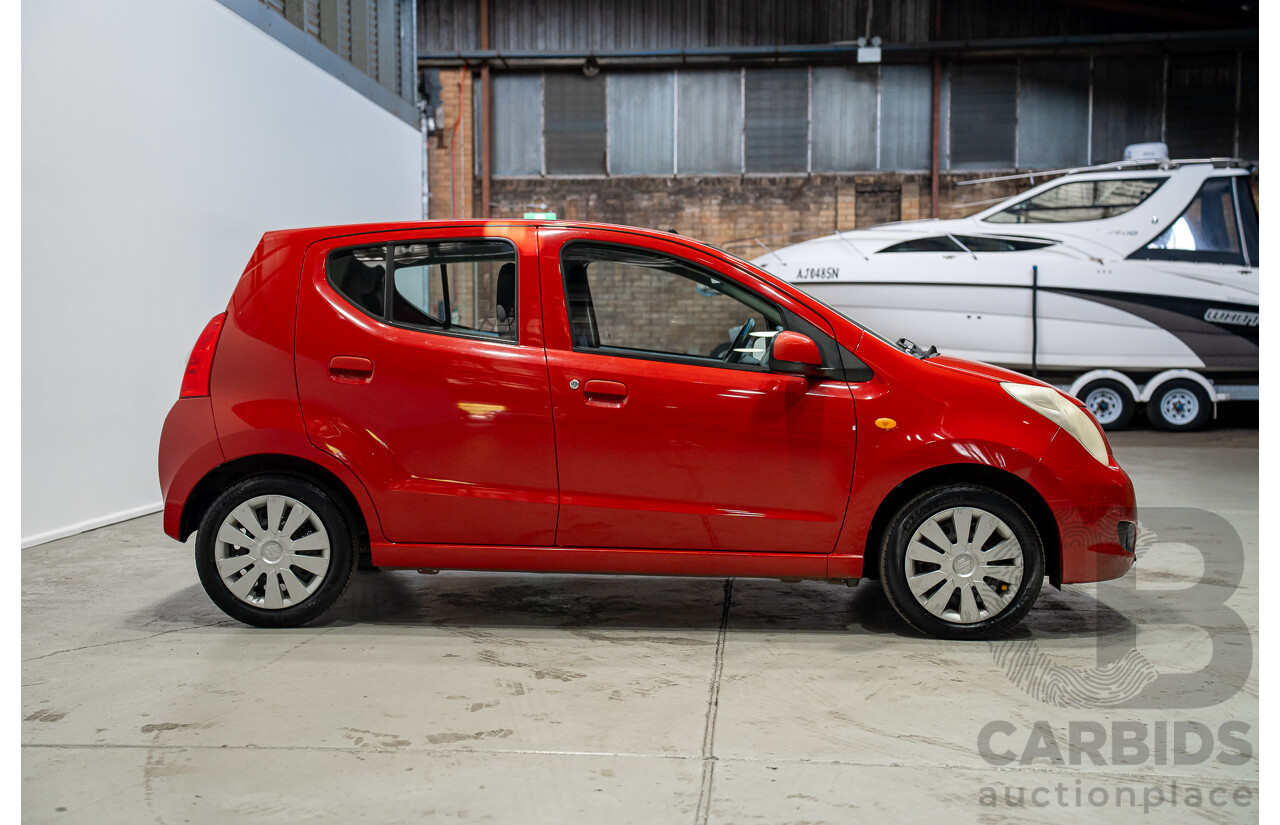 09/2014 Suzuki Alto GL GF MY12 5d Hatchback Red 1.0L