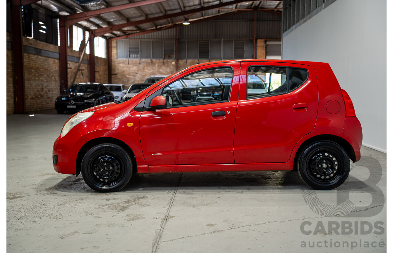 09/2014 Suzuki Alto GL GF MY12 5d Hatchback Red 1.0L