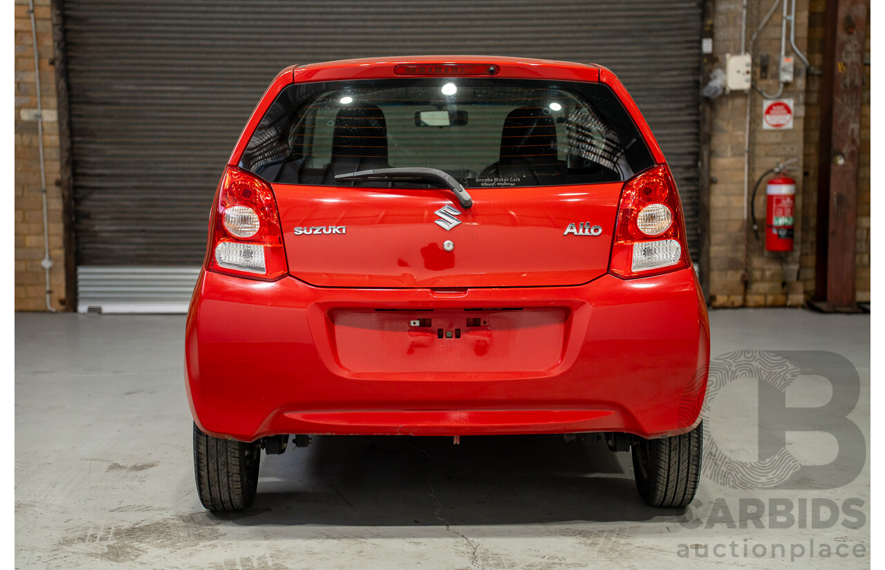 09/2014 Suzuki Alto GL GF MY12 5d Hatchback Red 1.0L