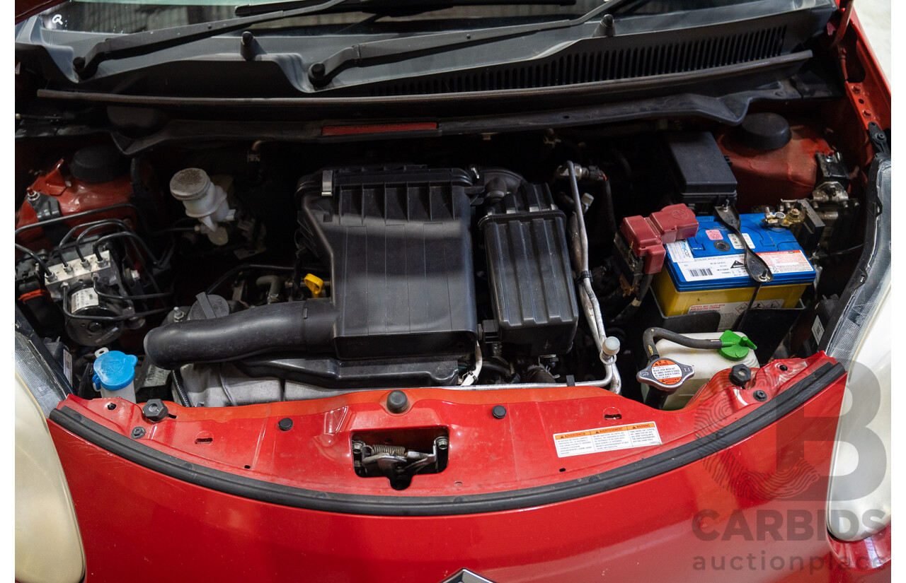 09/2014 Suzuki Alto GL GF MY12 5d Hatchback Red 1.0L