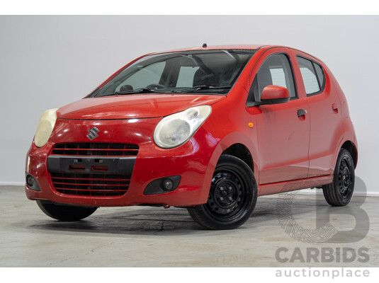 09/2014 Suzuki Alto GL GF MY12 5d Hatchback Red 1.0L
