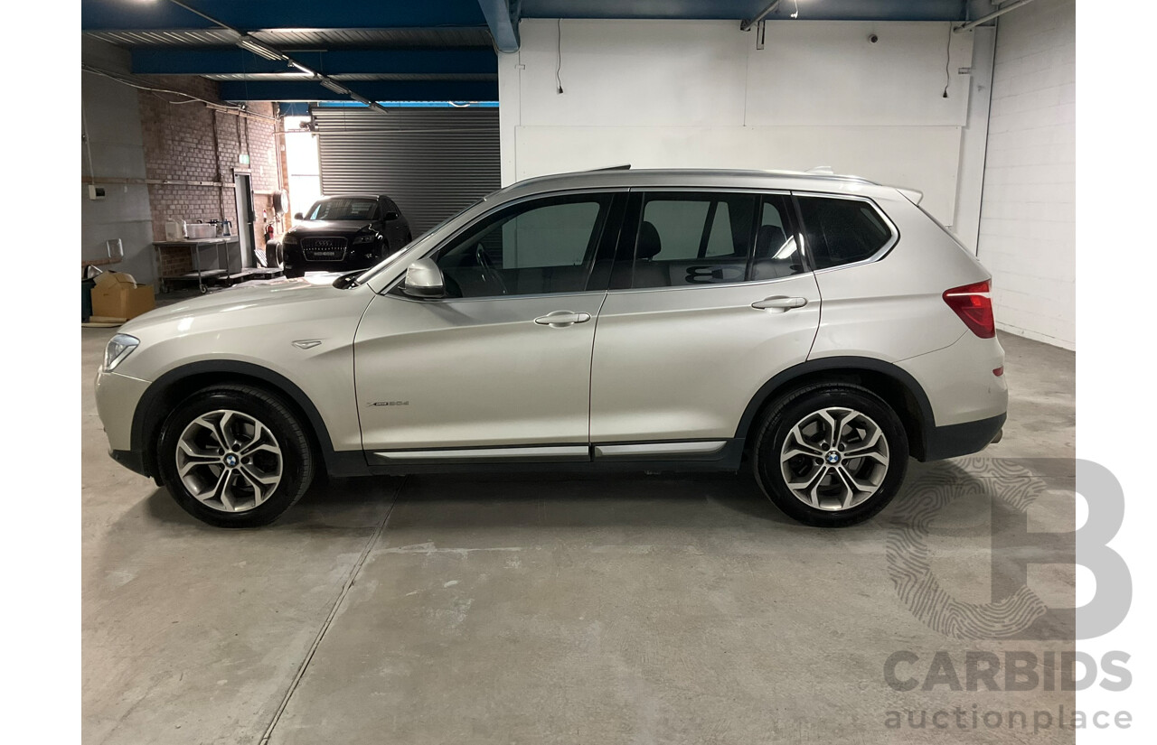 11/2017 BMW X3 xDrive 20d (4WD) F25 MY17 Update 4D Wagon Mineral Silver Metallic Turbo Diesel 2.0L