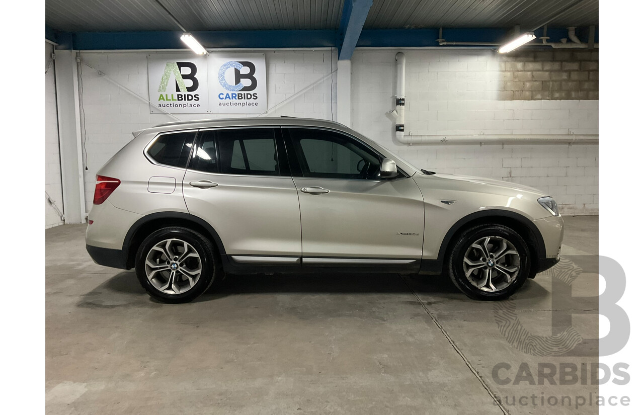 11/2017 BMW X3 xDrive 20d (4WD) F25 MY17 Update 4D Wagon Mineral Silver Metallic Turbo Diesel 2.0L