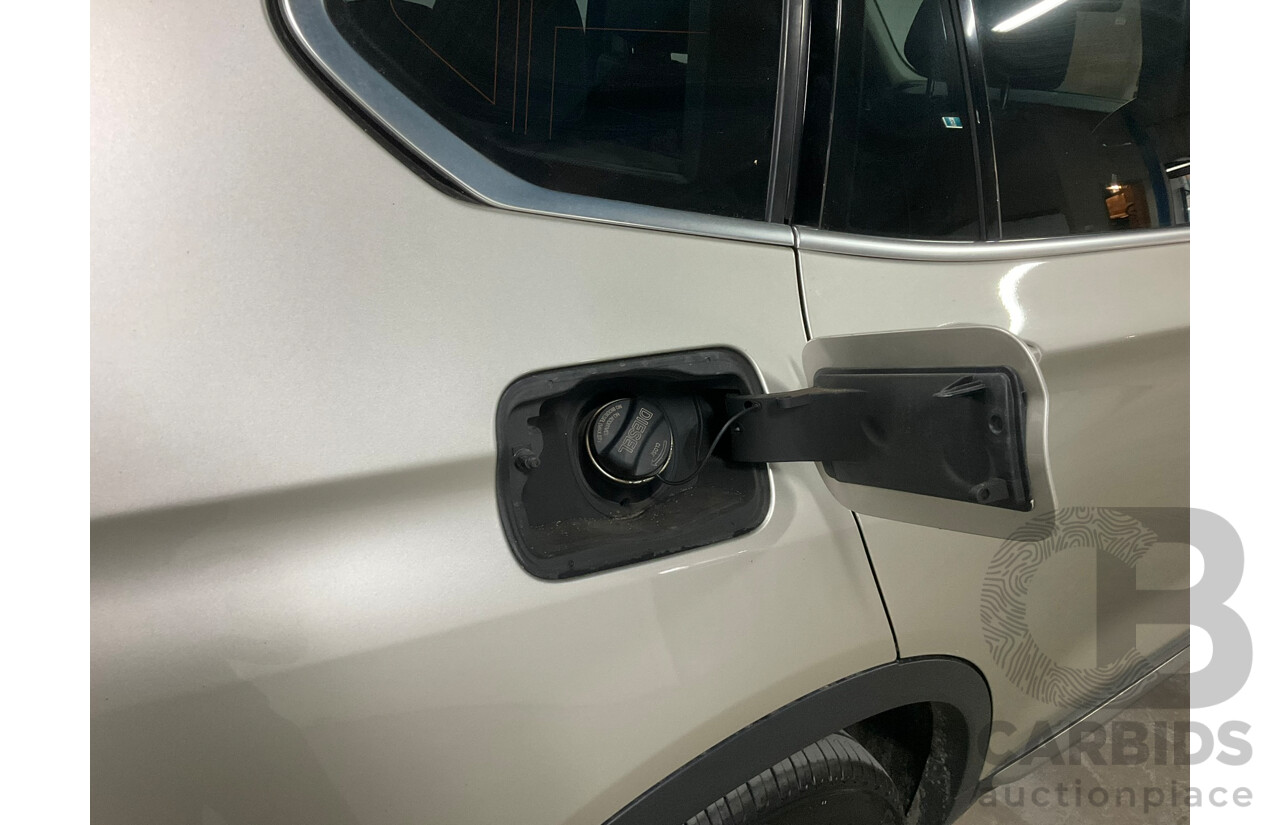 11/2017 BMW X3 xDrive 20d (4WD) F25 MY17 Update 4D Wagon Mineral Silver Metallic Turbo Diesel 2.0L
