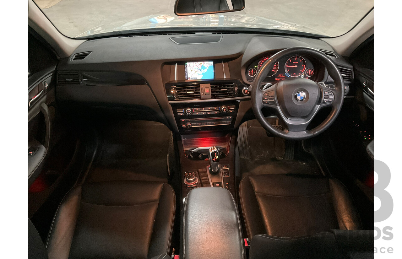 11/2017 BMW X3 xDrive 20d (4WD) F25 MY17 Update 4D Wagon Mineral Silver Metallic Turbo Diesel 2.0L