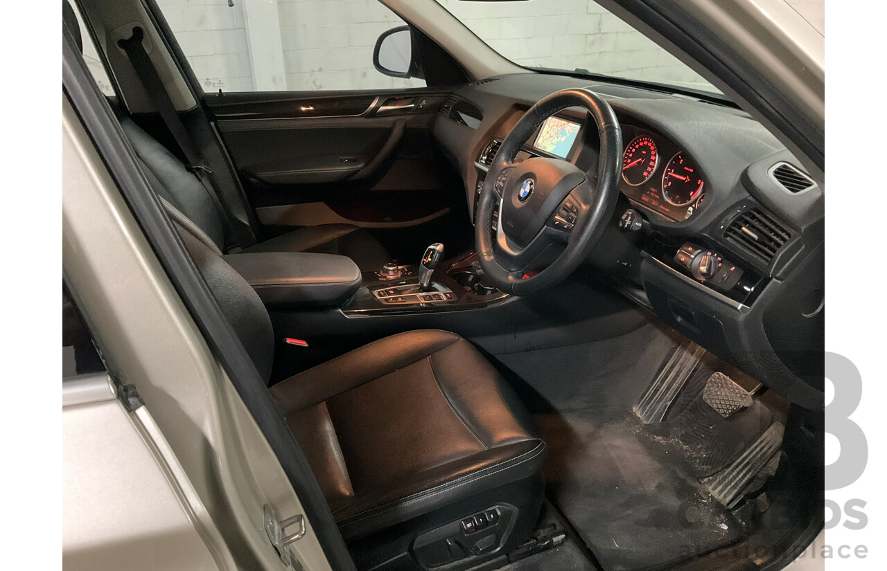 11/2017 BMW X3 xDrive 20d (4WD) F25 MY17 Update 4D Wagon Mineral Silver Metallic Turbo Diesel 2.0L