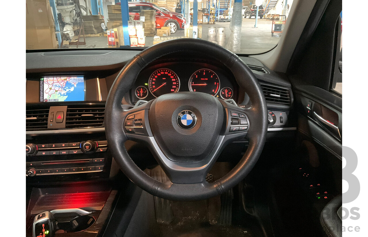 11/2017 BMW X3 xDrive 20d (4WD) F25 MY17 Update 4D Wagon Mineral Silver Metallic Turbo Diesel 2.0L