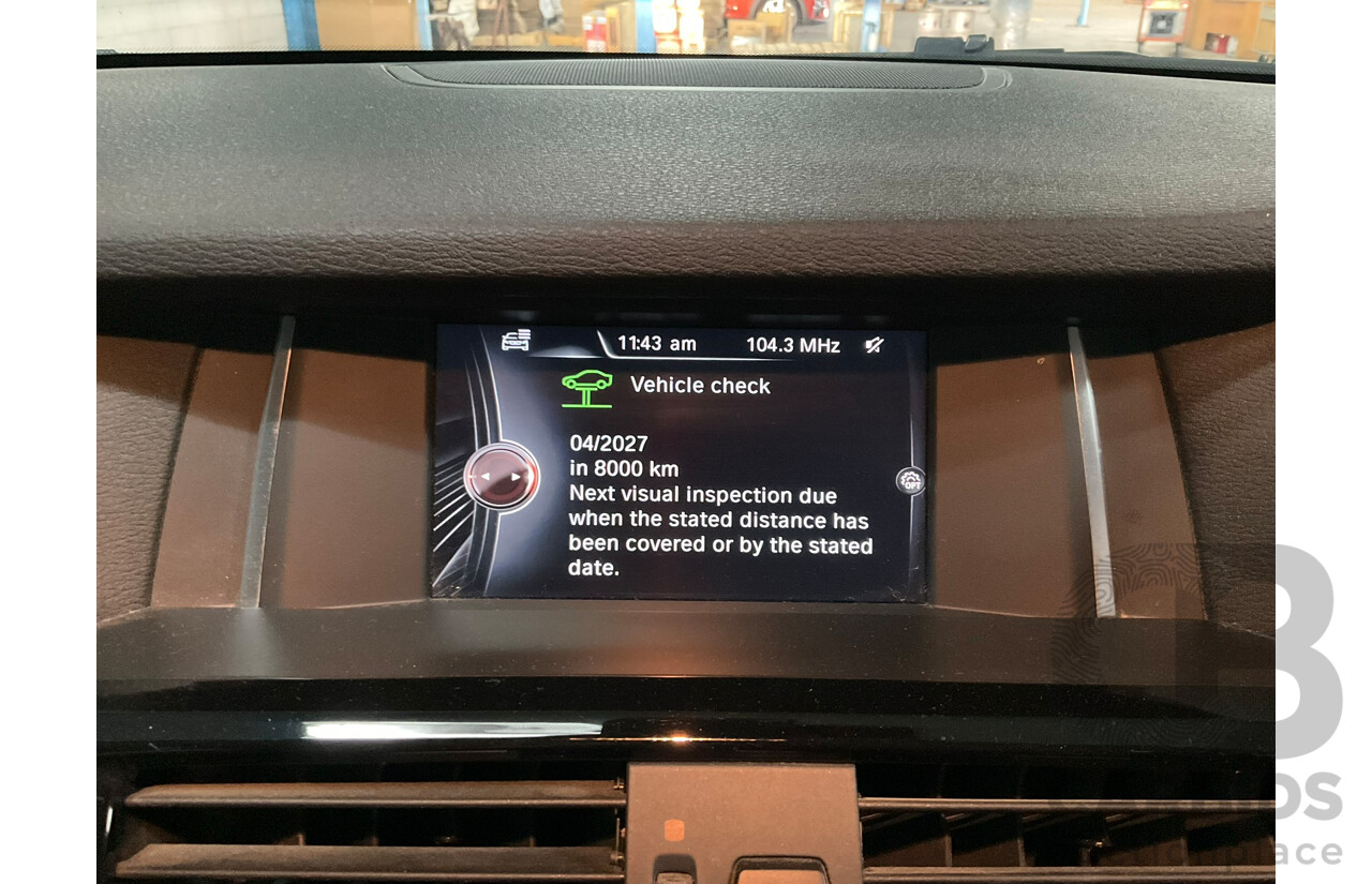 11/2017 BMW X3 xDrive 20d (4WD) F25 MY17 Update 4D Wagon Mineral Silver Metallic Turbo Diesel 2.0L