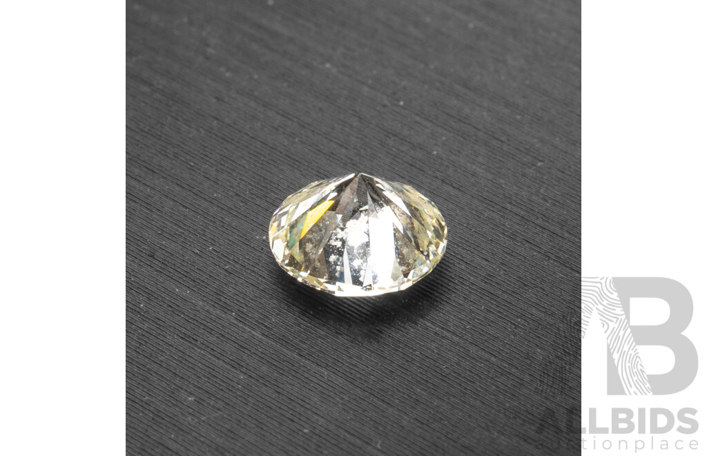 0.563ct Round Brilliant Cut Natural Diamond with Gem Report