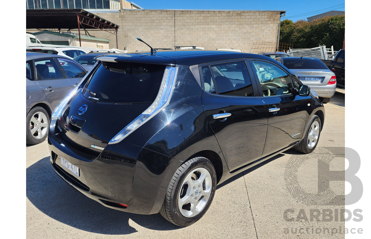 01/2013 Nissan Leaf  ZE0 5d Hatchback Black 0.0