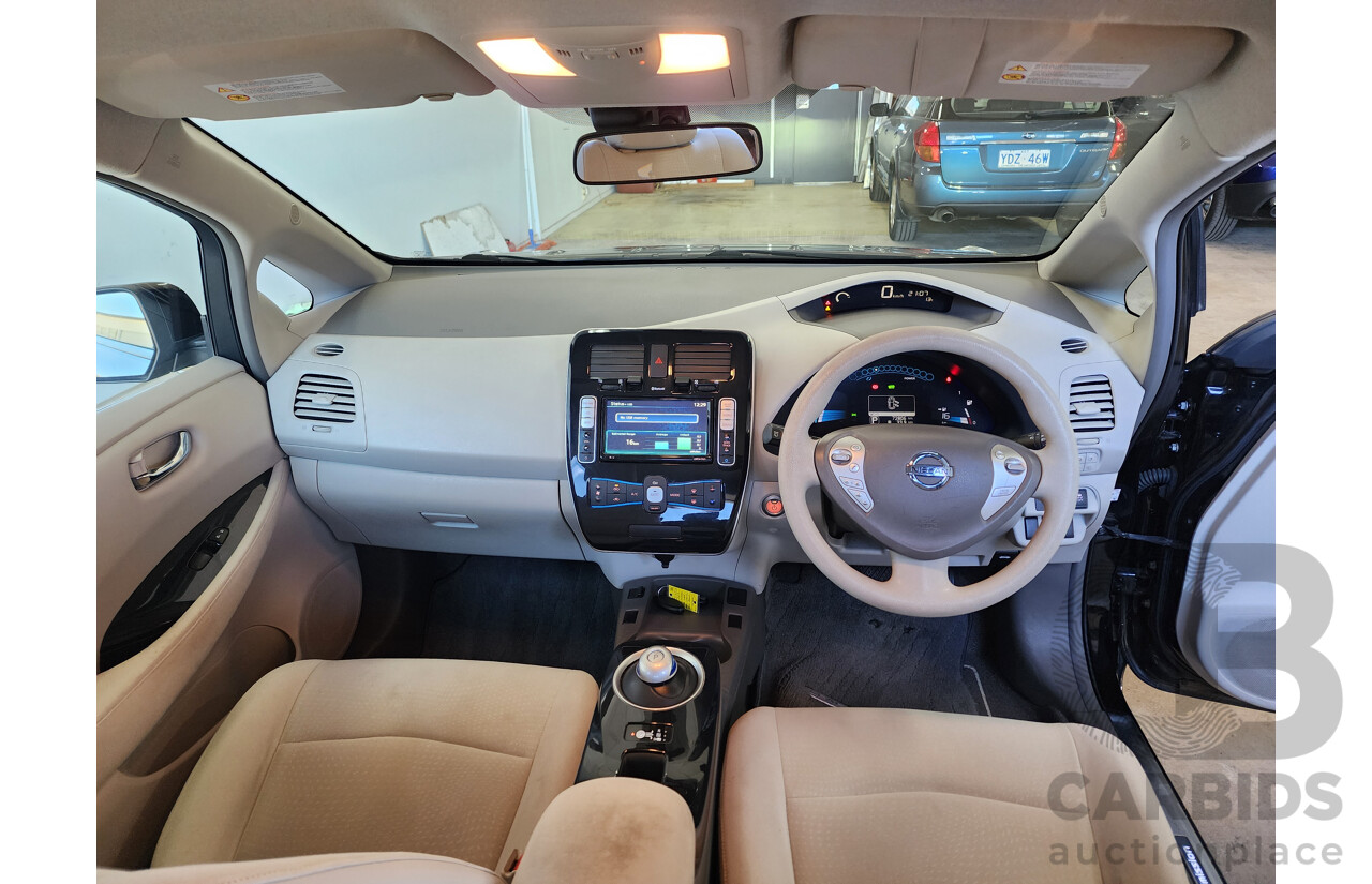 01/2013 Nissan Leaf  ZE0 5d Hatchback Black 0.0