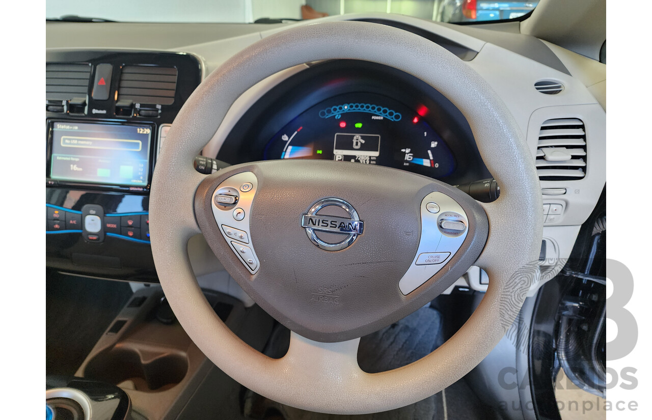 01/2013 Nissan Leaf  ZE0 5d Hatchback Black 0.0