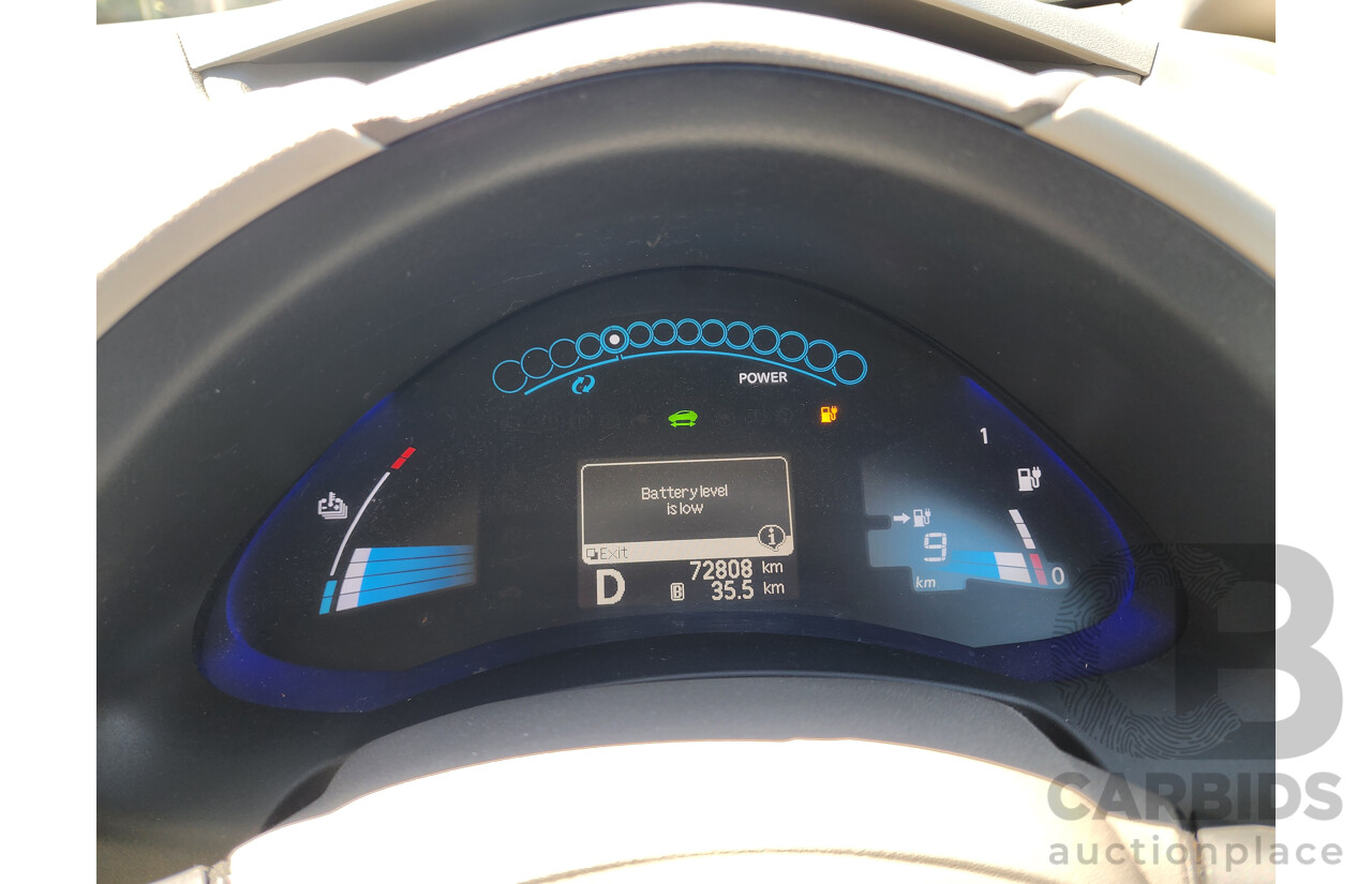 01/2013 Nissan Leaf  ZE0 5d Hatchback Black 0.0