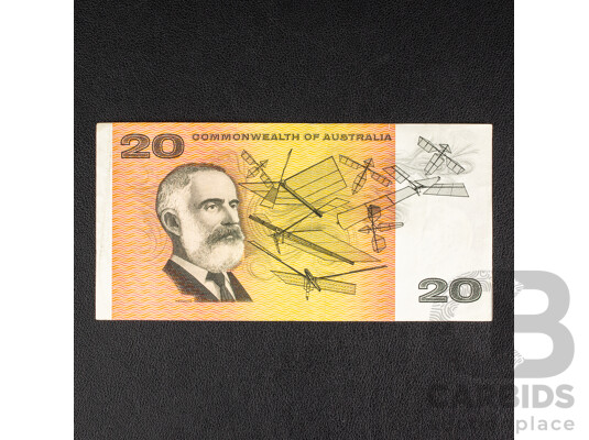 Australian 1966 Twenty Dollar Note, R401 Coombs/Wilson, XAG 335779