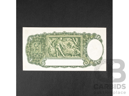 Australian 1942 One Pound Note, High Grade R30 Armitage/McFarlane P96 066167