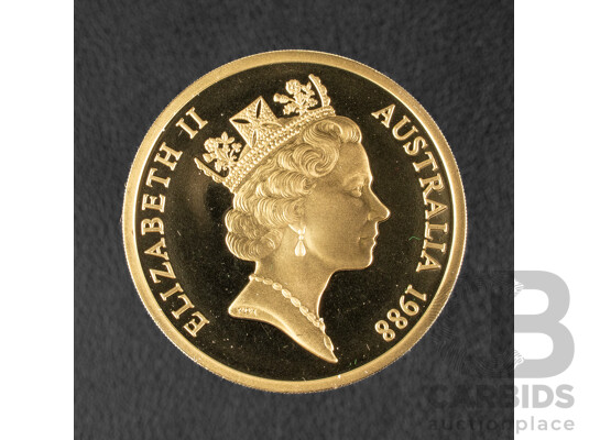 Australian RAM 1988 Proof Five Dollar Coin, Australian Bicentennial