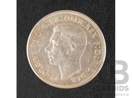 Australian 1937 KGVI Silver Crown .925