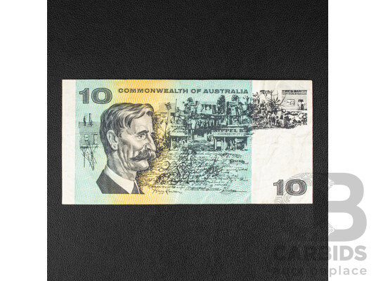 Rare Australian 1968 Last Star Prefix Ten Dollar Note, R303SL, Phillips/Randall ZSJ 31126*