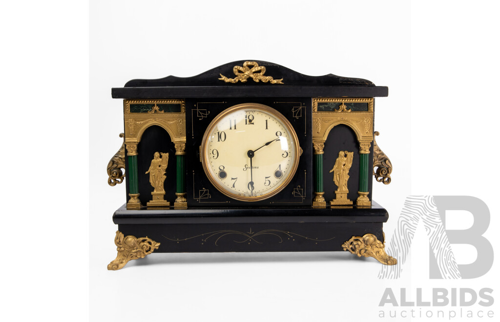 Faux Slate Vintage Sessions Mantle Clock