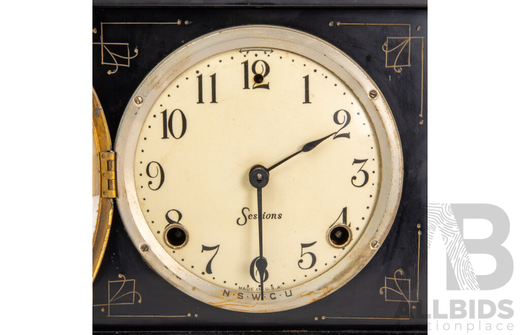 Faux Slate Vintage Sessions Mantle Clock