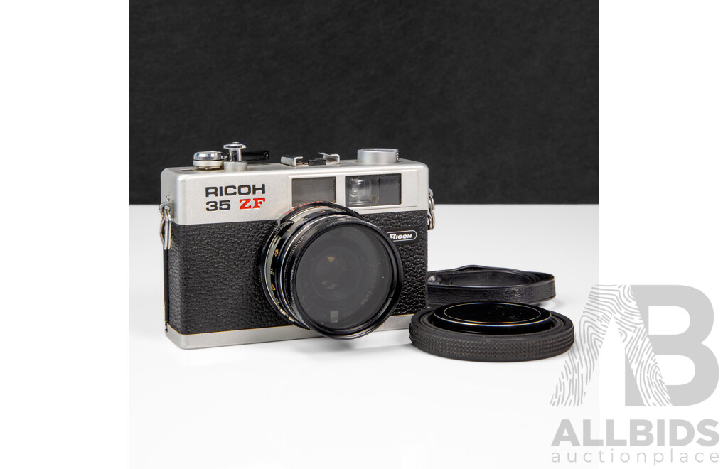 Ricoh 35 ZF 35mm Film Camera with Rikenon 40mm F2.8 Lens