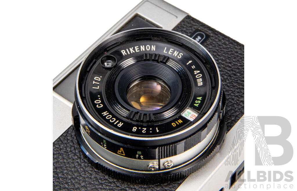 Ricoh 35 ZF 35mm Film Camera with Rikenon 40mm F2.8 Lens